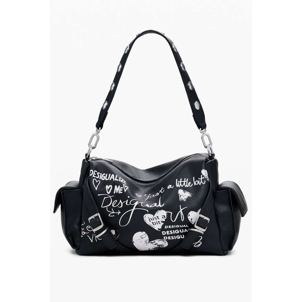 Desigual Black Polyethylene Handbag