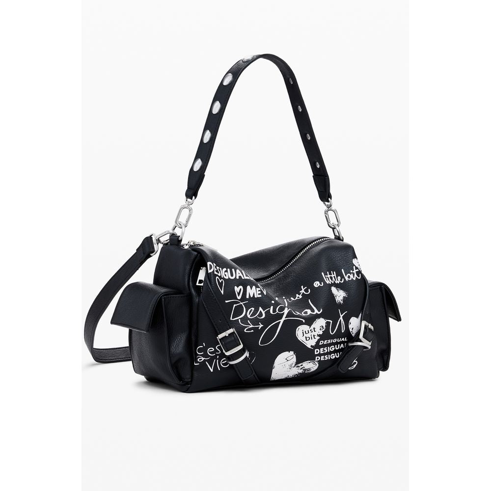 Front view with bag zipped and handles upright.