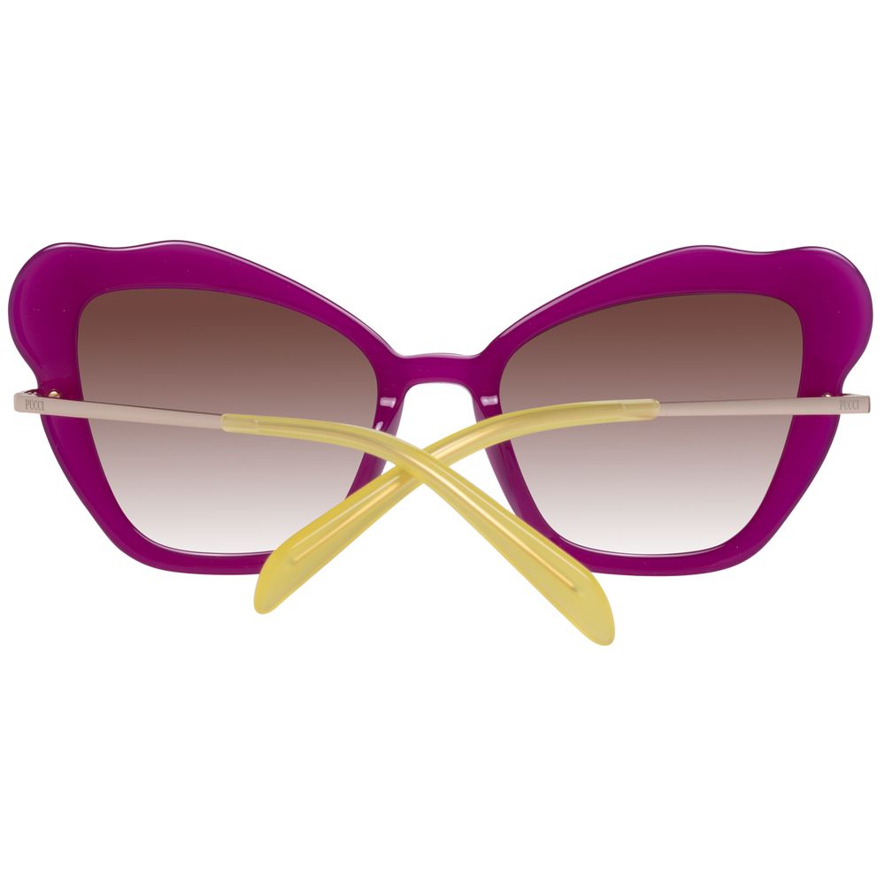 Emilio Pucci Purple Plastic Sunglasses
