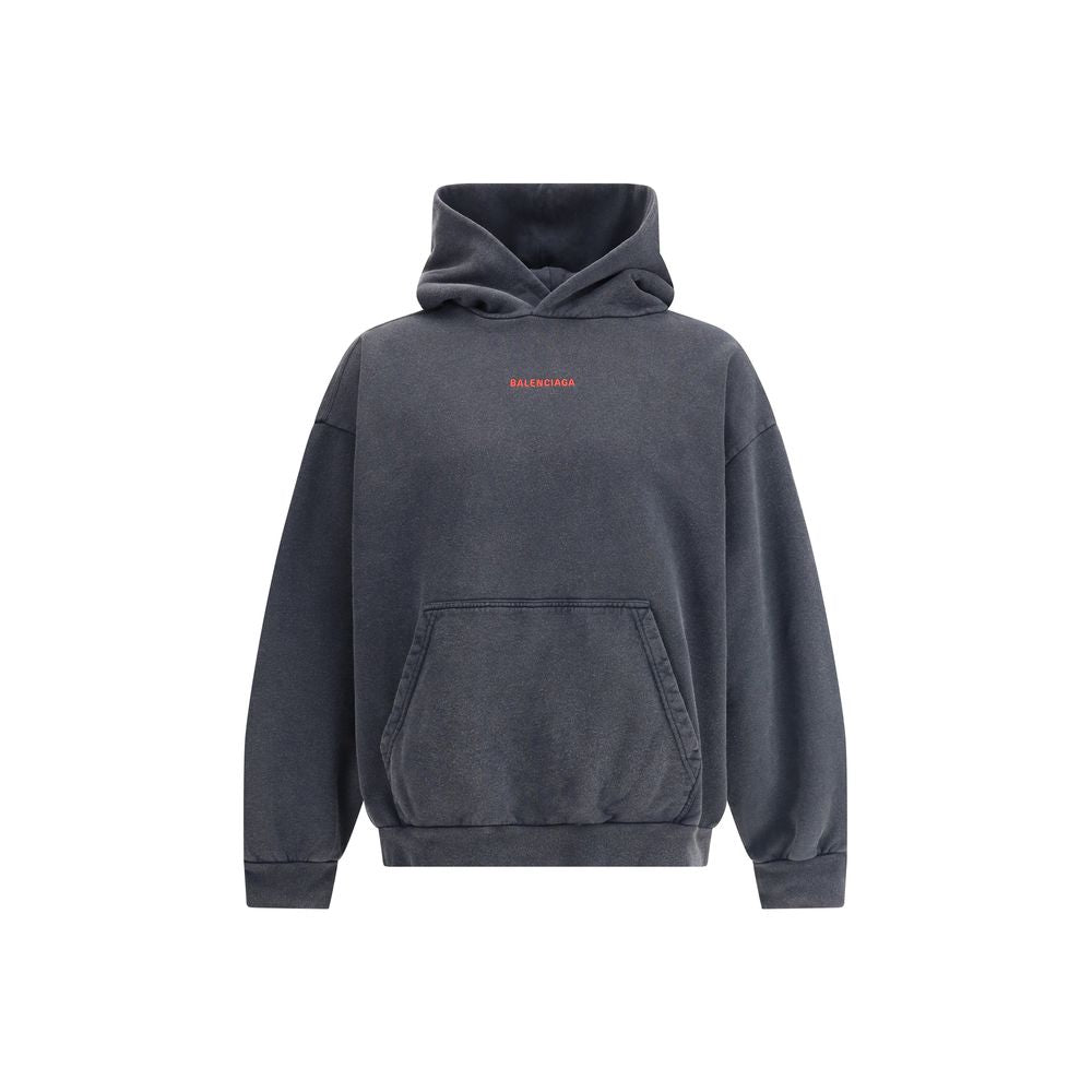 Balenciaga Gray Cotton Sweatshirt