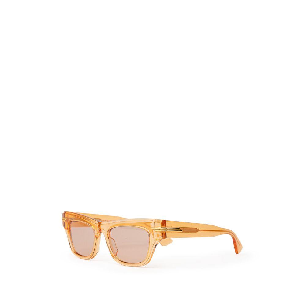 Bottega Veneta Orange Acetate Sunglasses