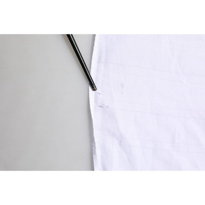 Dolce & Gabbana White Cotton MARTINI Men Formal Dress Shirt