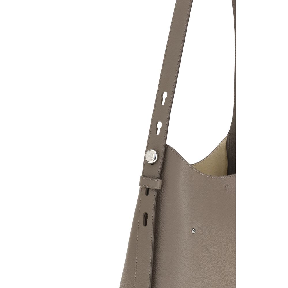 Front view with bag zipped and handles upright.