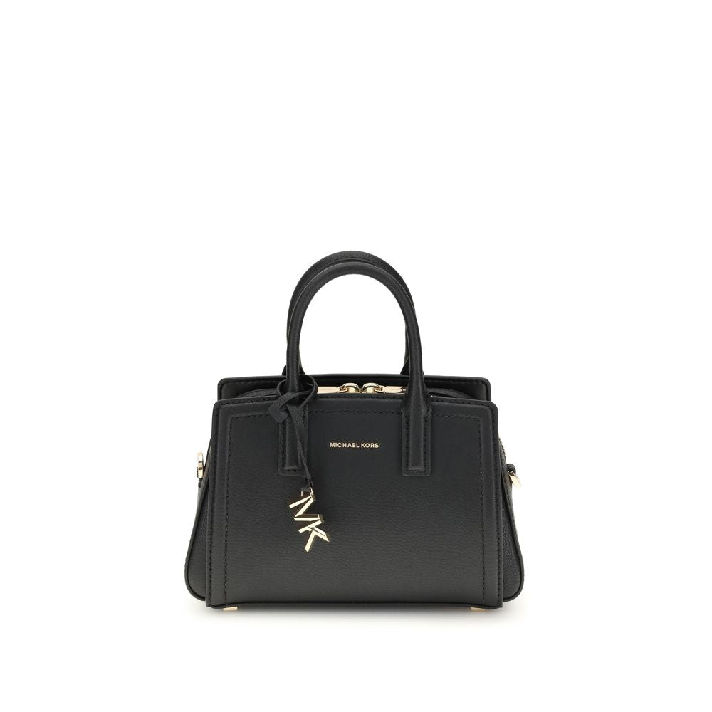 Michael Kors Black Calf Leather Bos Taurus Shoulder Bag