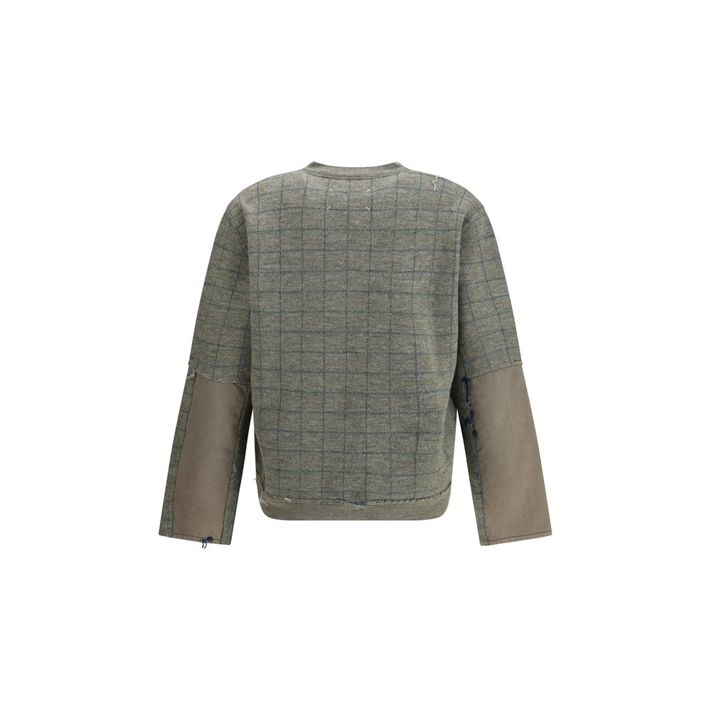 Margiela Green Fleece Wool Sweatshirt