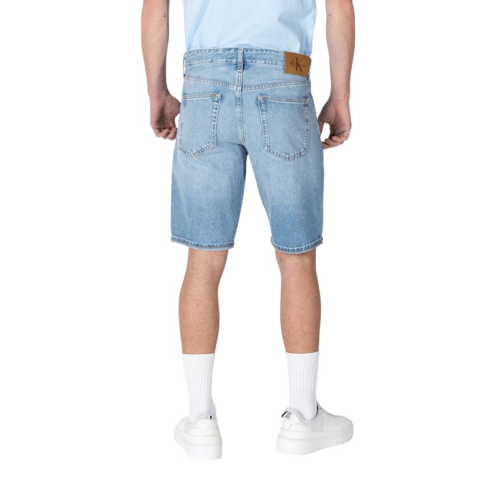 Calvin Klein Jeans Blue Cotton Bermuda Shorts Calvin Klein Jeans