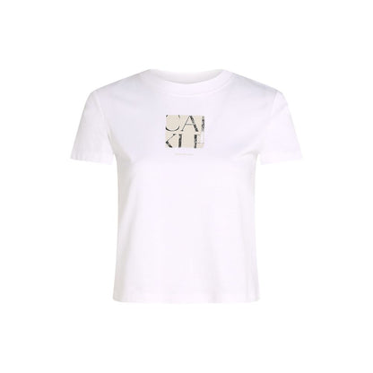 Calvin Klein Jeans White Recycled Cotton T-Shirt Calvin Klein Jeans