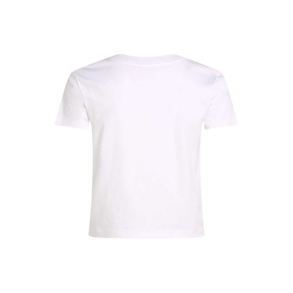 Calvin Klein Jeans White Recycled Cotton T-Shirt Calvin Klein Jeans