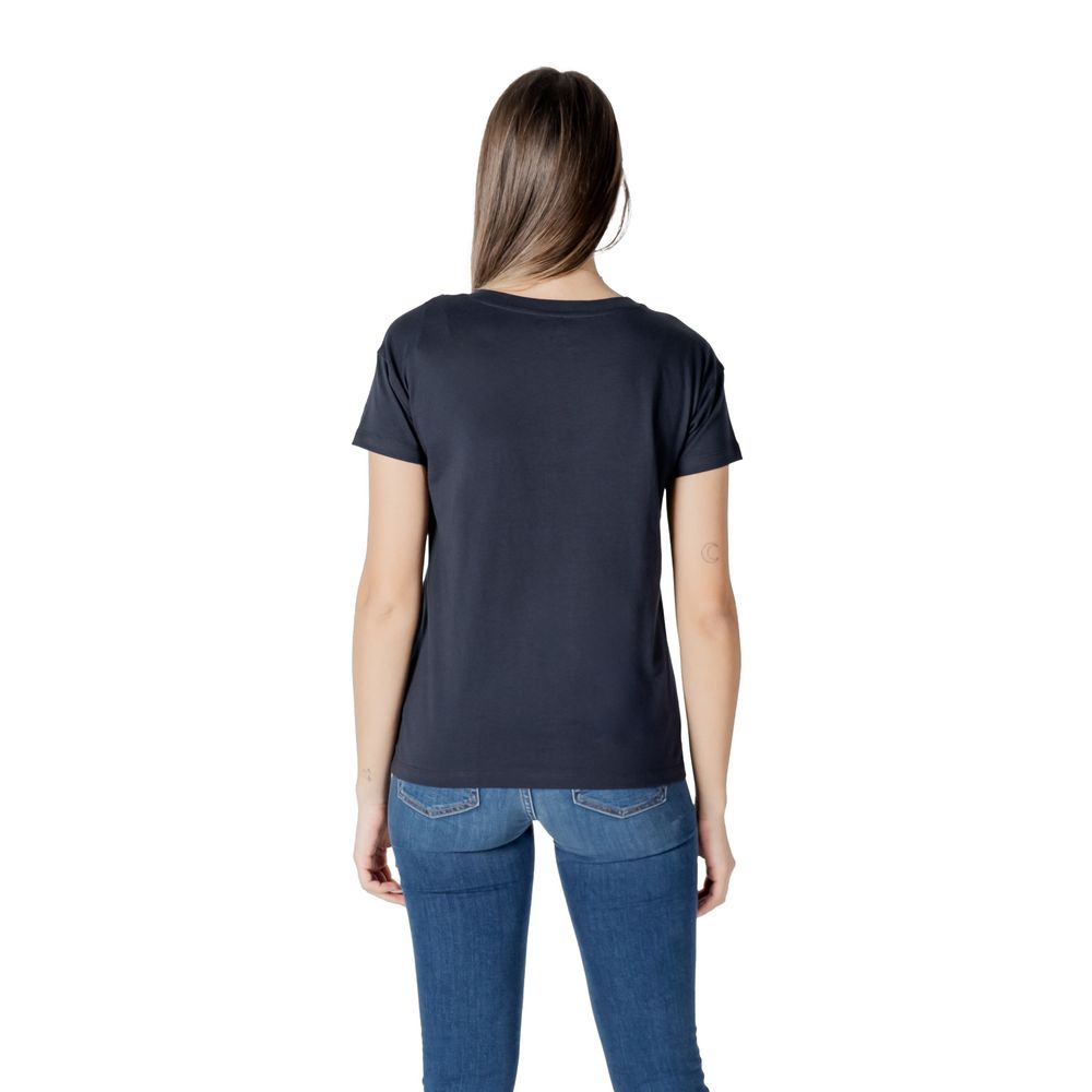 Armani Exchange Blue Cotton T-Shirt Armani Exchange