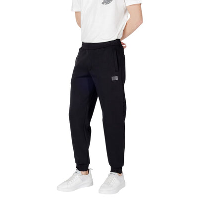 Armani Exchange Black Cotton Joggers (Workout Pants) Armani Exchange