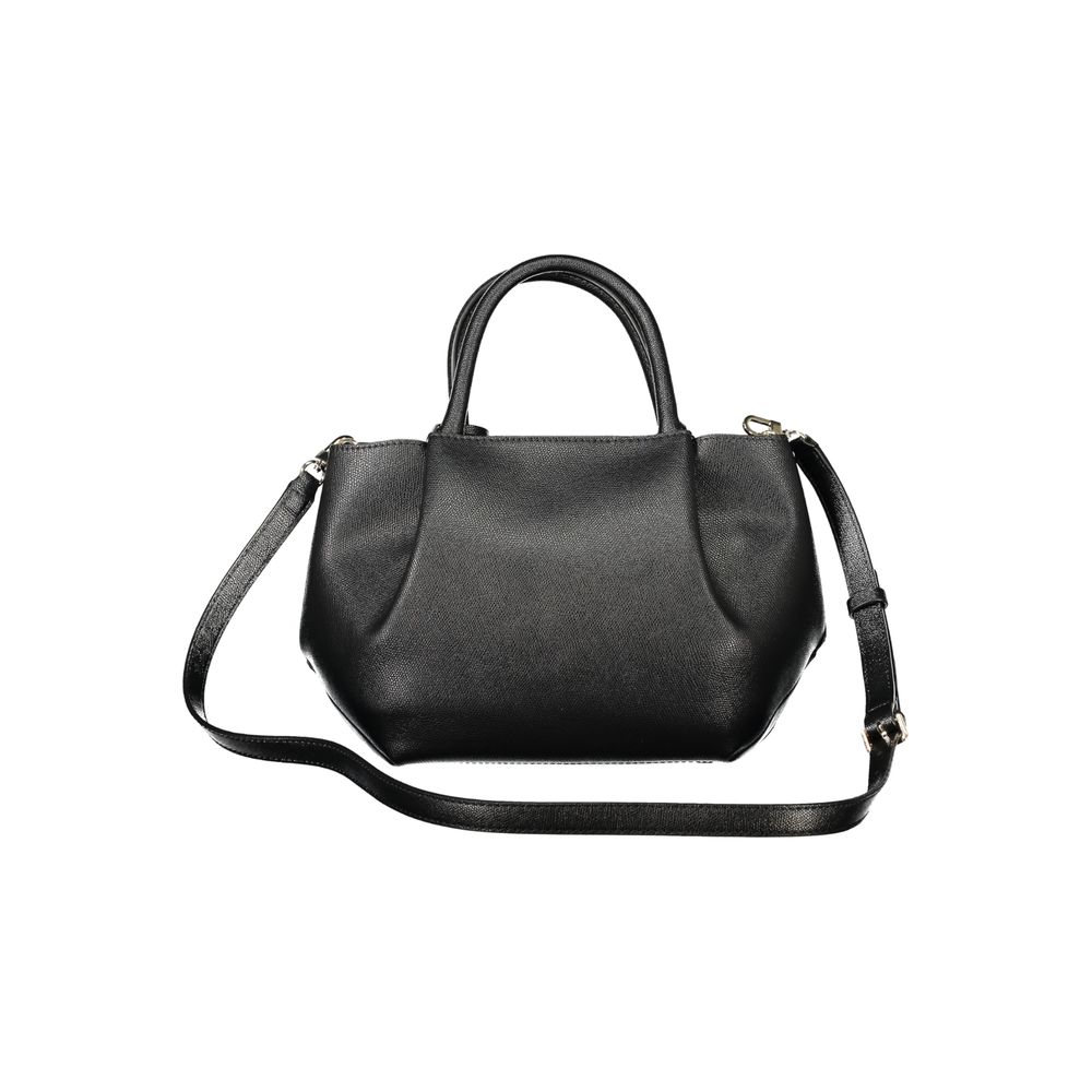 Front view with bag zipped and handles upright.