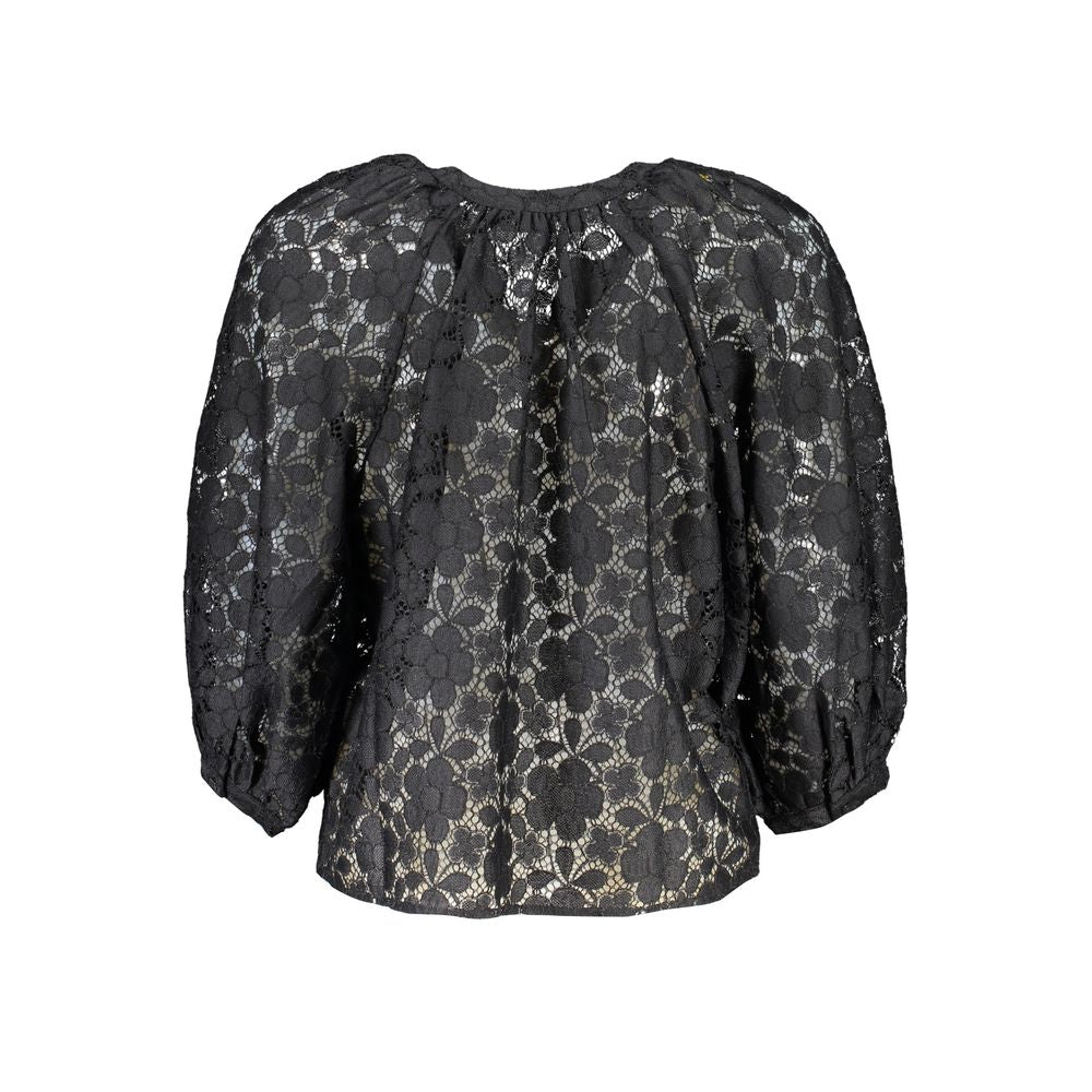 Desigual Black Polyester Shirt
