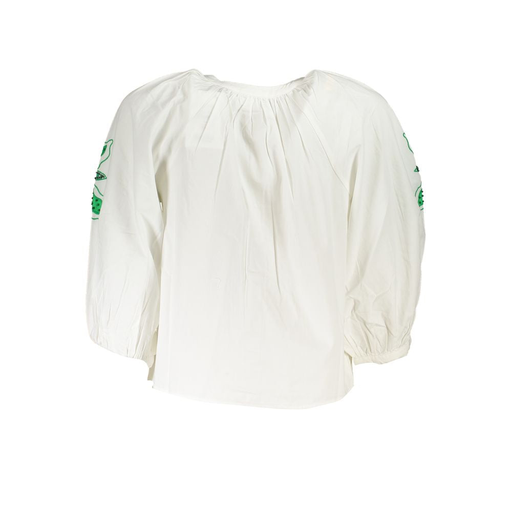 Desigual White Polyester Shirt