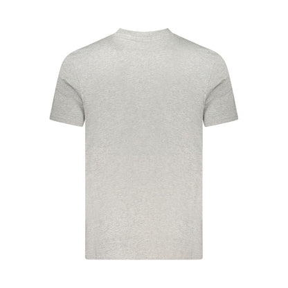 Napapijri Gray Cotton T-Shirt