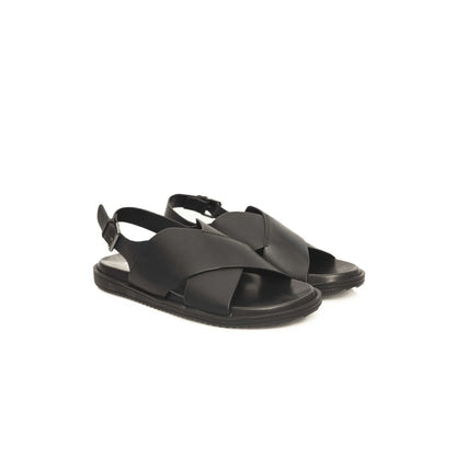 Cerruti 1881 Black Cowhide Sandal