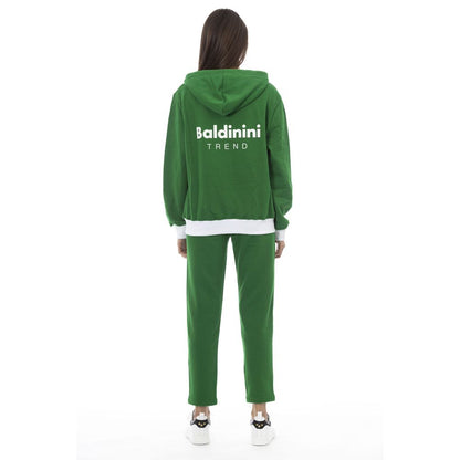 Baldinini Trend Green Cotton Women Sweater