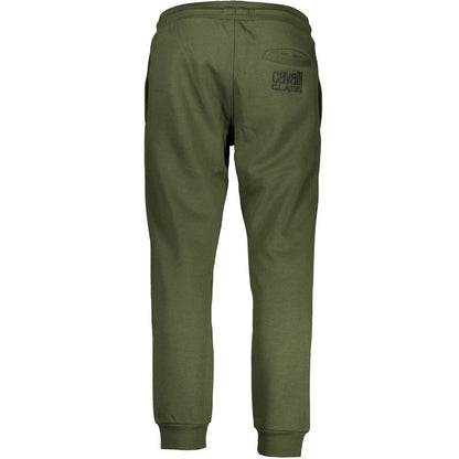 Cavalli Class Verde Polyester Men's Sweatpant
