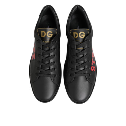 Dolce & Gabbana Black Street Life Low Top Men Sneakers Shoes