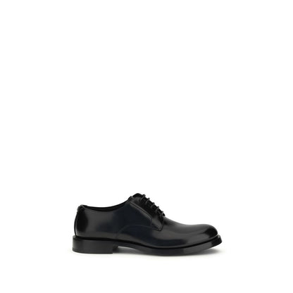 Dolce & Gabbana Black Calf Leather Bos Taurus Oxfords And Derbies Dolce & Gabbana