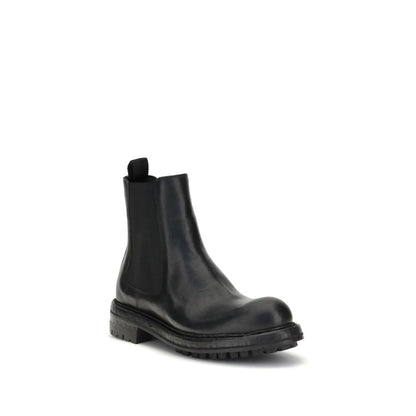 Dolce & Gabbana Black Calf Leather Bos Taurus Chelsea Boots Dolce & Gabbana