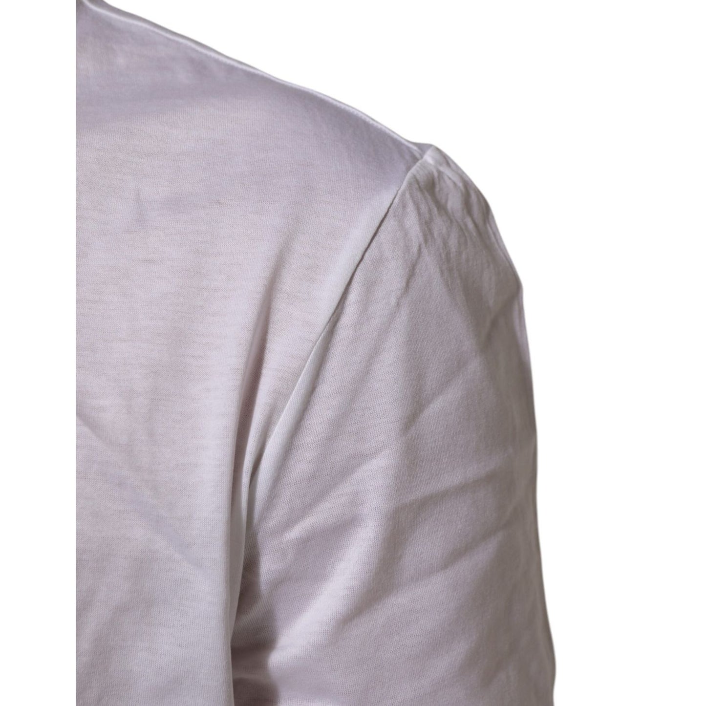 Dolce & Gabbana White Cotton Crew Neck Underwear Tee T-shirt Dolce & Gabbana