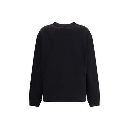 Dolce & Gabbana Black Cotton Sweatshirt Dolce & Gabbana