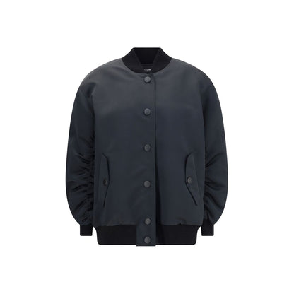 Dolce & Gabbana Black Polyester Bomber Dolce & Gabbana