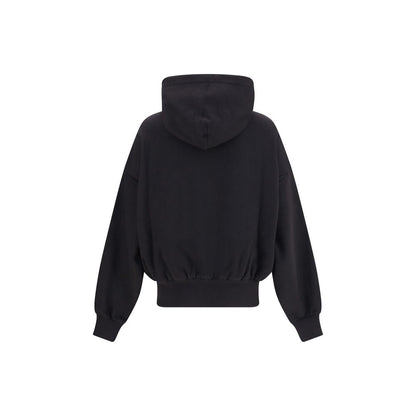 Dolce & Gabbana Black Cotton Sweatshirt Dolce & Gabbana