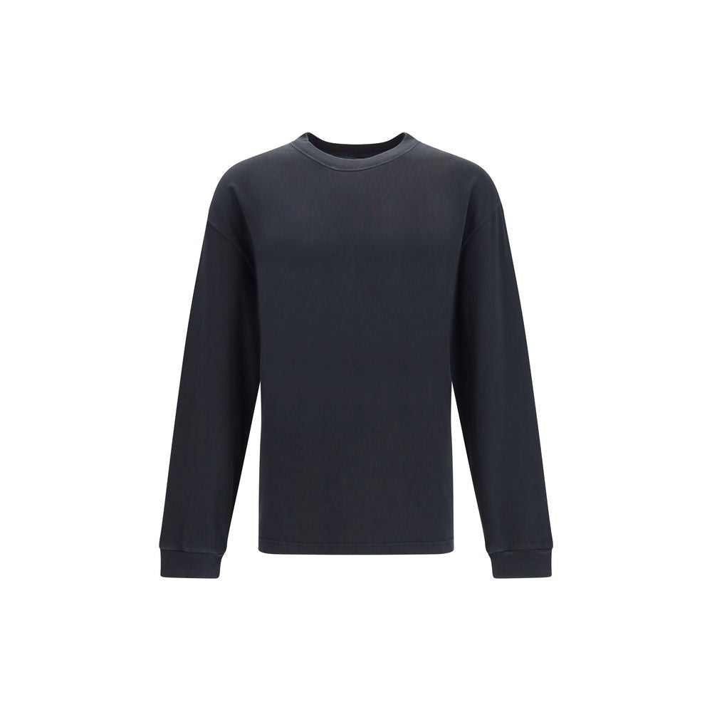 Dolce & Gabbana Black Cotton Sweatshirt Dolce & Gabbana