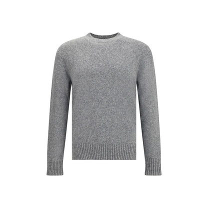 Dolce & Gabbana Gray Fleece Wool Sweatshirt Dolce & Gabbana