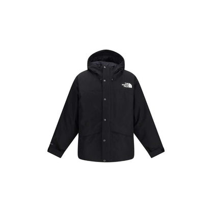 The North Face Black Polyester Coat with adjustable hood and double slider front zip for optimal protection and comfort.