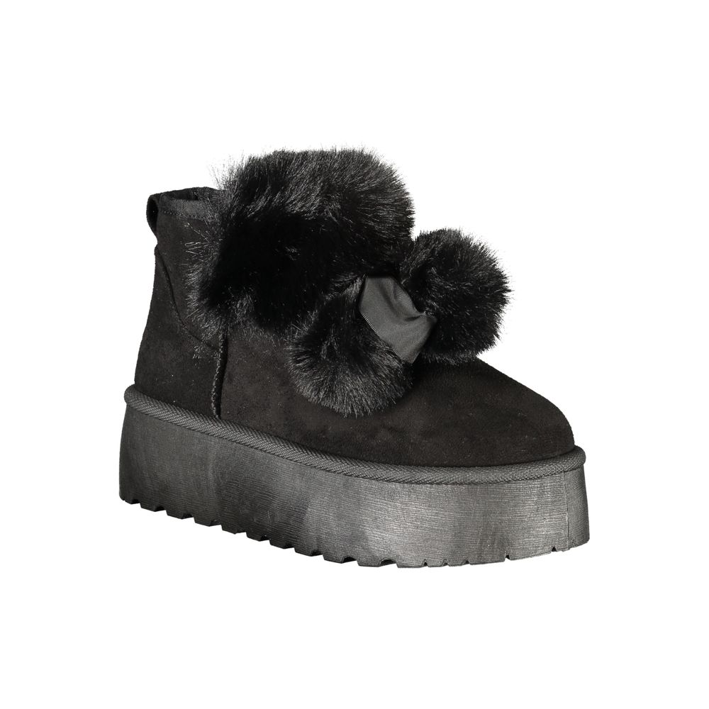 Laura Biagiotti Black Polyester Ankle