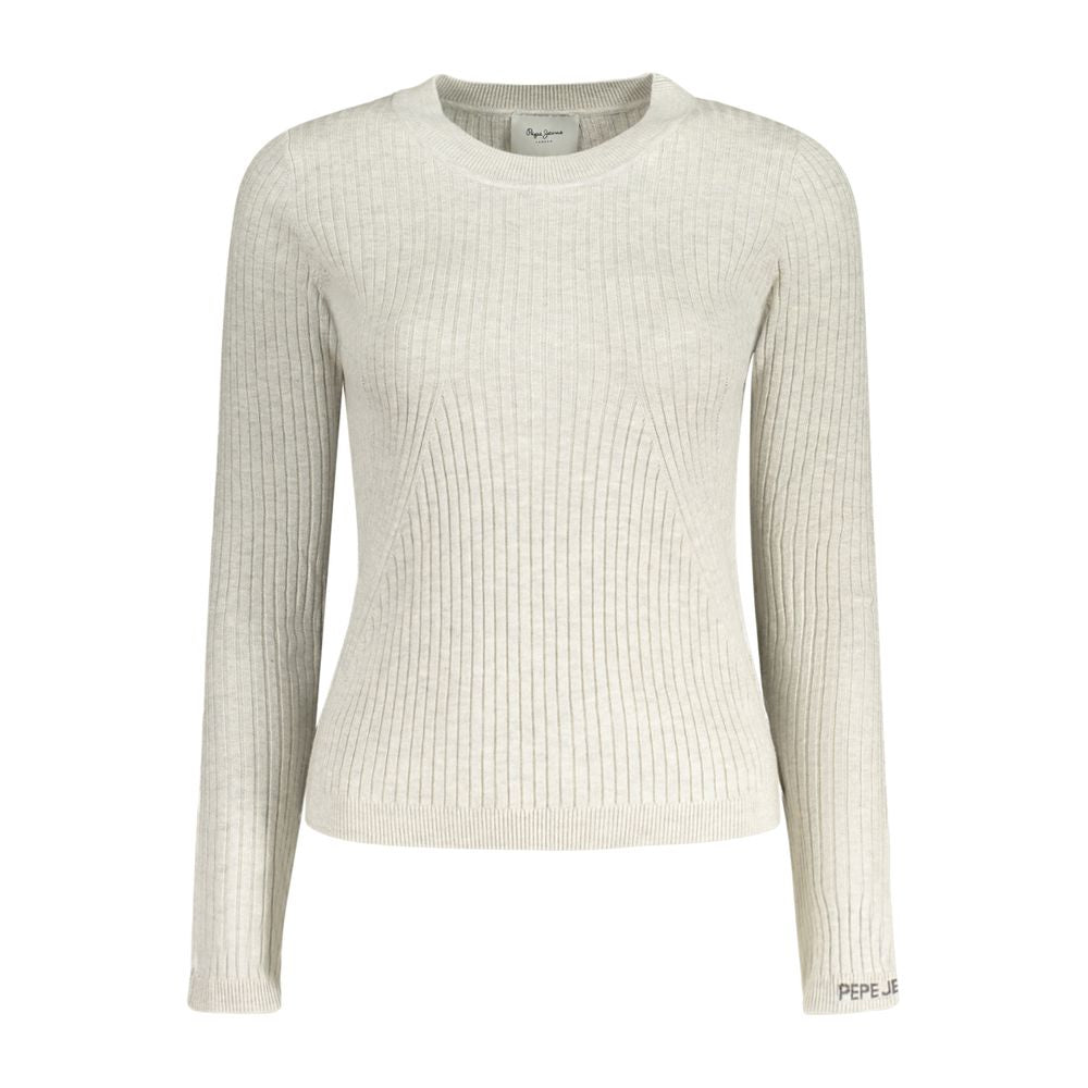 Pepe Jeans Gray Cotton Sweater