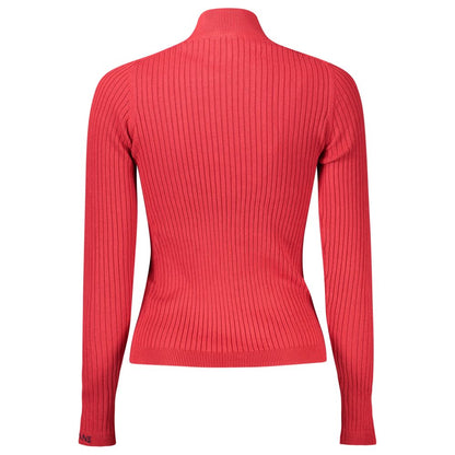 Pepe Jeans Red Cotton Sweater