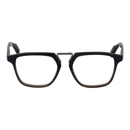 Yohji Yamamoto Black Plastic Glasses (Frames) - Rectangle, Full-Rim, Men's fashion accessories.