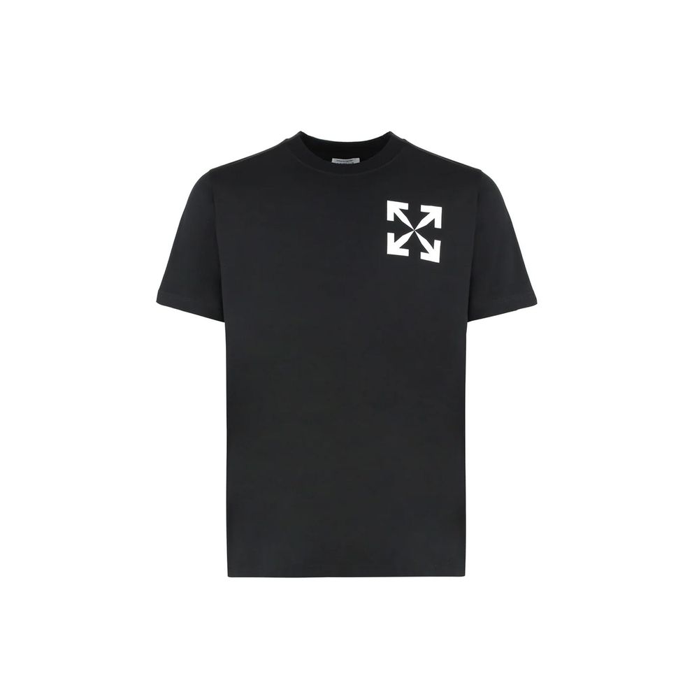 Off-White Black Cotton T-Shirt