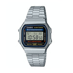 CASIO VINTAGE Mod. ICONIC - CLASSIC SILVER A168WA-1YES