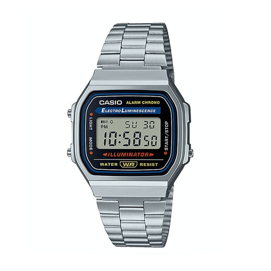CASIO VINTAGE Mod. ICONIC - CLASSIC SILVER A168WA-1YES