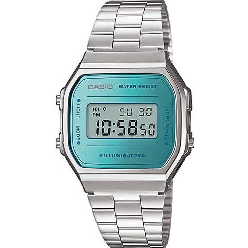 CASIO VINTAGE Mod. ICONIC - AQUA GREEN A168WEM-2EF
