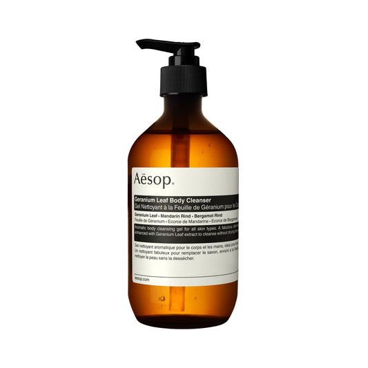 AESOP Geranium Leaf body cleanser Lifestyle