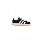 Adidas Black Suede Leather Sneaker CAMPUS HQ8708 with three stripes design for stylish casual wear