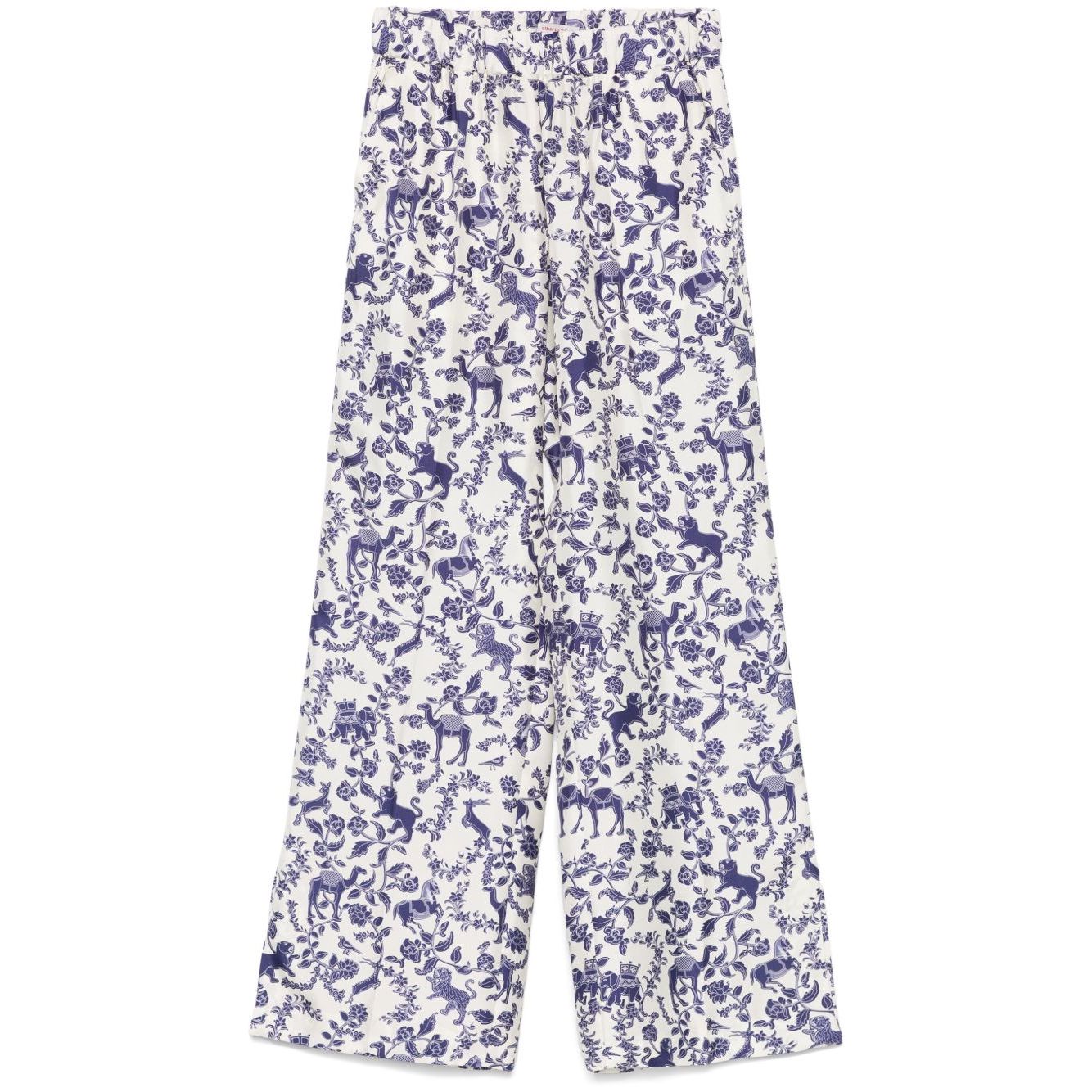 Alberto Biani printed trousers Trousers