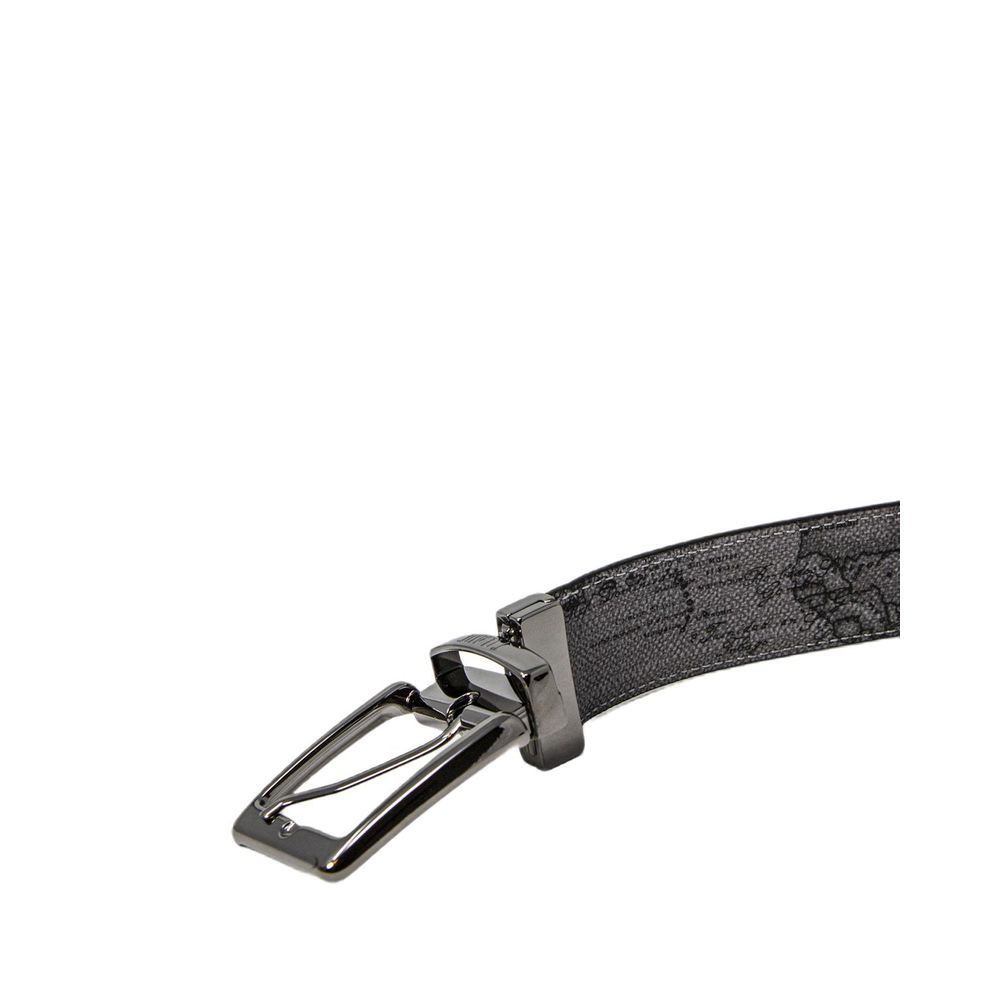 Alviero Martini Prima Classe Black Leather Regular Belt Alviero Martini Prima Classe