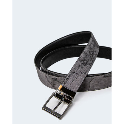 Alviero Martini Prima Classe Black Leather Regular Belt Alviero Martini Prima Classe