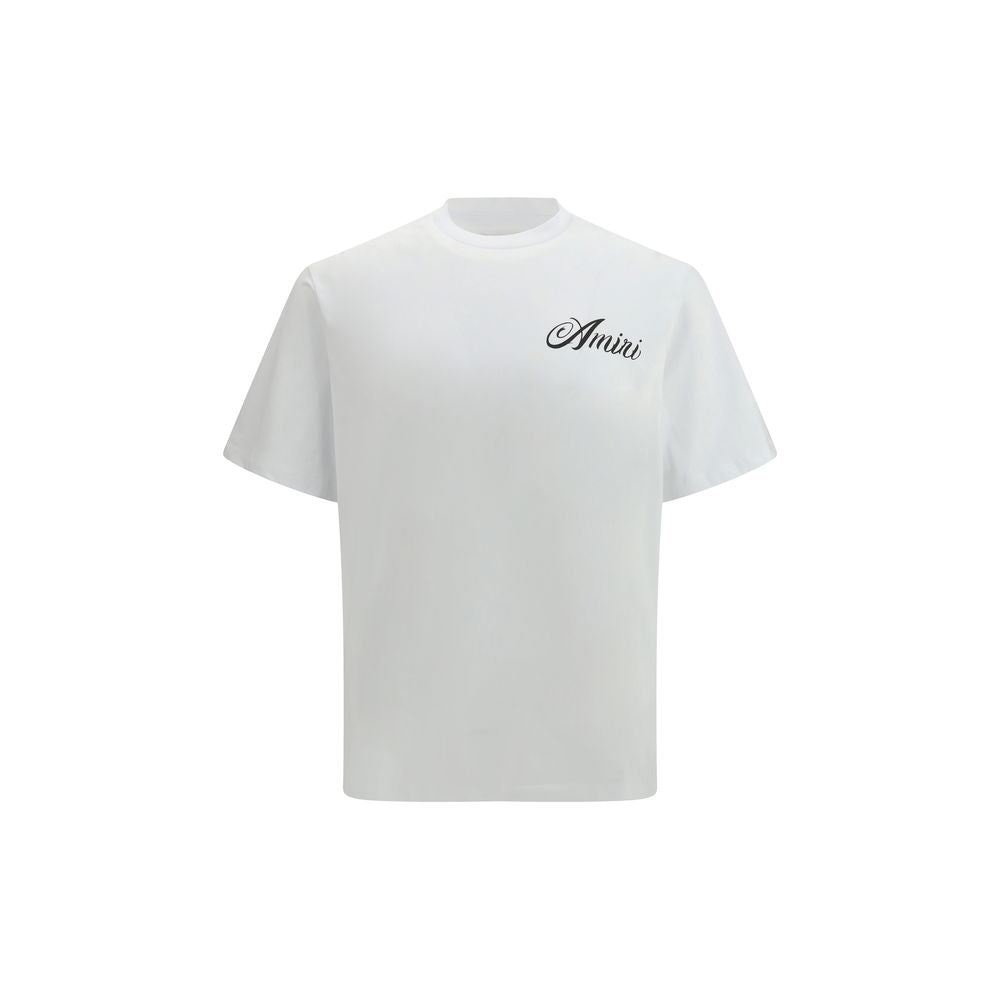 Amiri White Cotton T-Shirt Amiri
