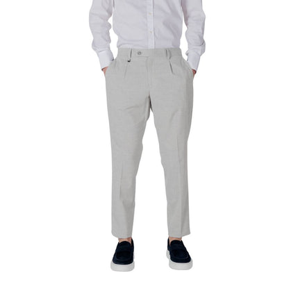Antony Morato Gray Polyester Dress Pants Antony Morato