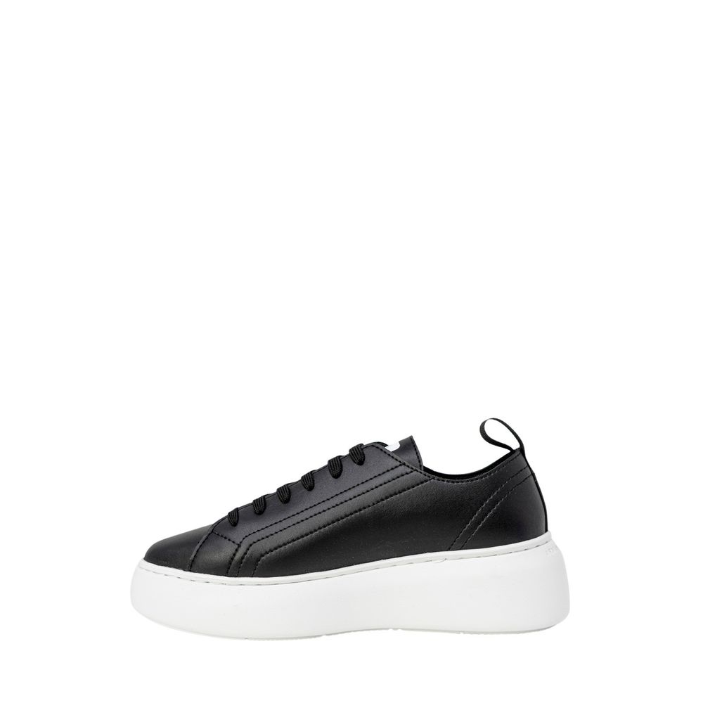 Armani Exchange Black Artificial Leather Low Top Sneakers Armani Exchange