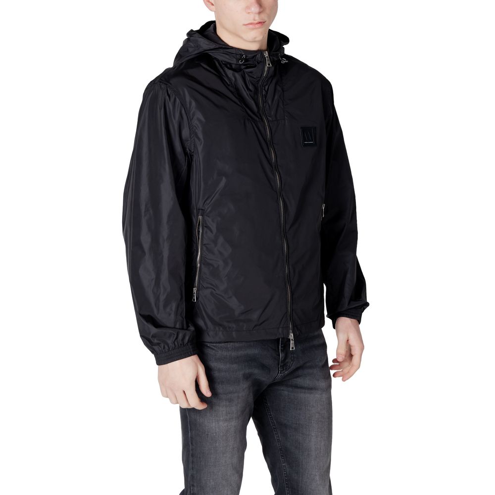 Armani Exchange Black Polyamide Clothing Armani Exchange