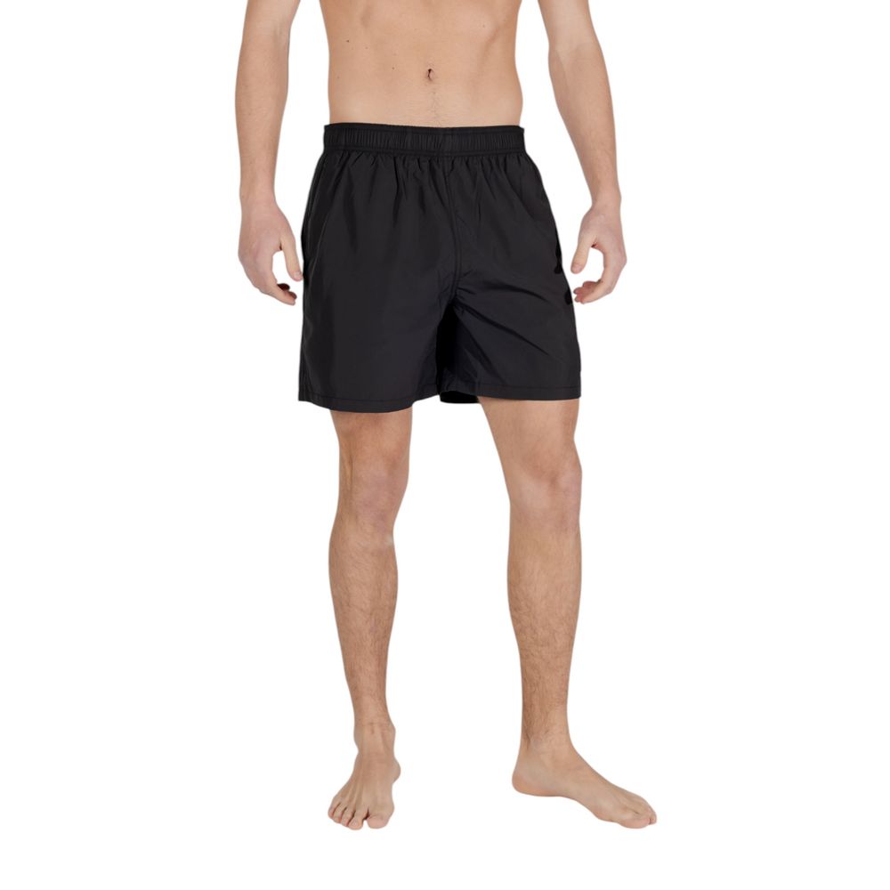 Armani Exchange Black Polyester Swim Shorts Armani Exchange