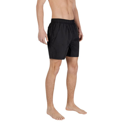 Armani Exchange Black Polyester Swim Shorts Armani Exchange